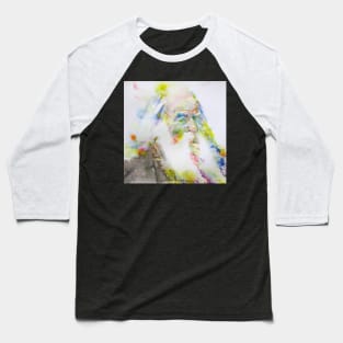 WALT WHITMAN watercolor portrait .4 Baseball T-Shirt